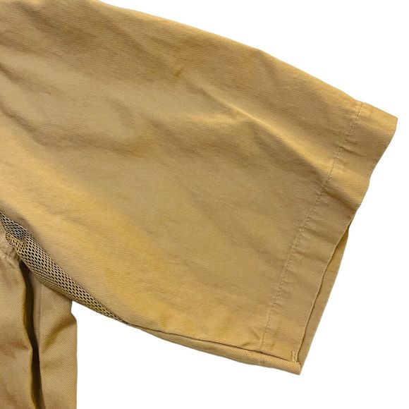 Flint River Outdoor Wear XXL Mens Hunting Shirt Tan w/Camo Right Rifle Padding - Picture 10 of 16